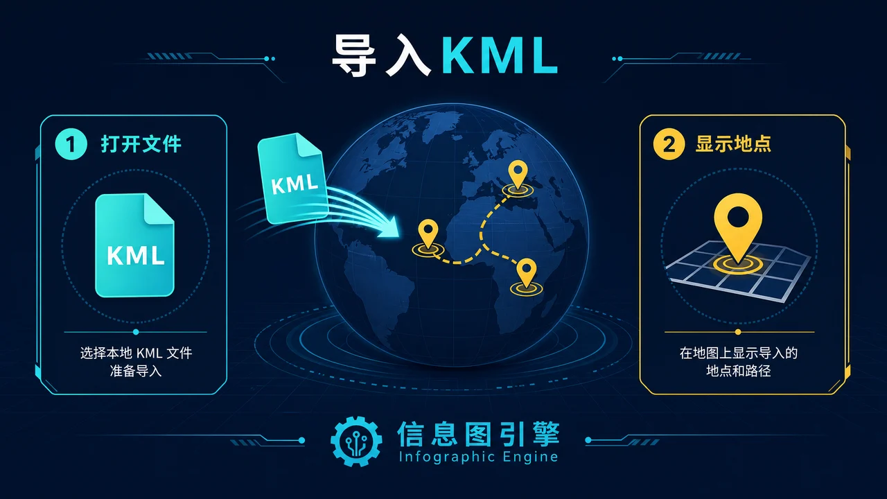 Google Earth 如何导入 KML、KMZ?文件打开与注意事项