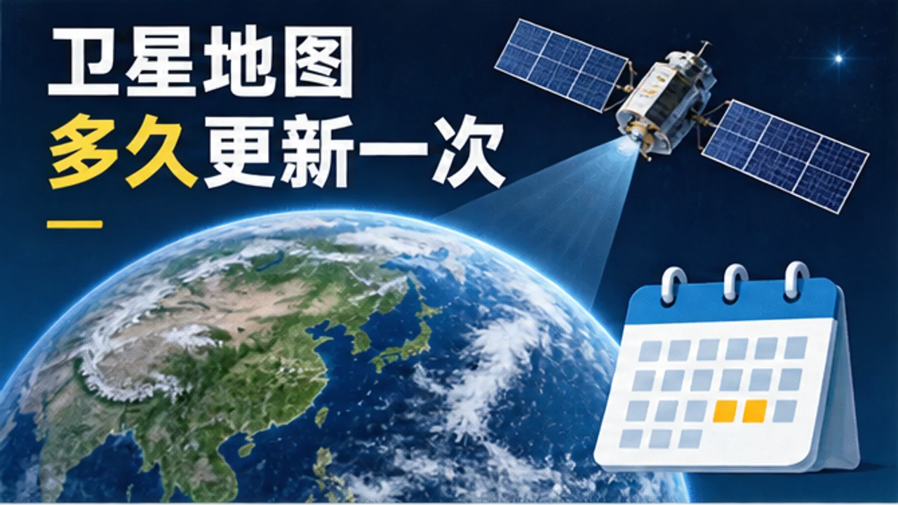 谷歌卫星地图多久更新一次?不同地区日期为何不同