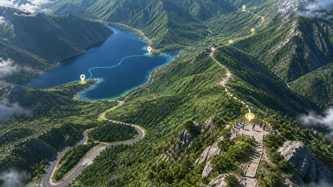 用卫星地图做旅行规划:出发前应看什么